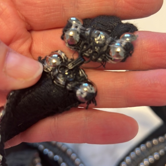 NWT - L’Atiste black fringe and studded party dress - Picture 7 of 16